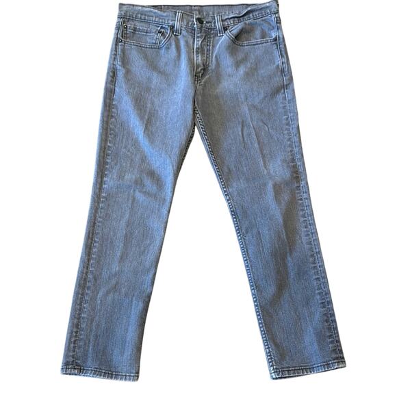 Levi's 511 Slim Skinny Grey Jeans Size 34x30 - Picture 1 of 7